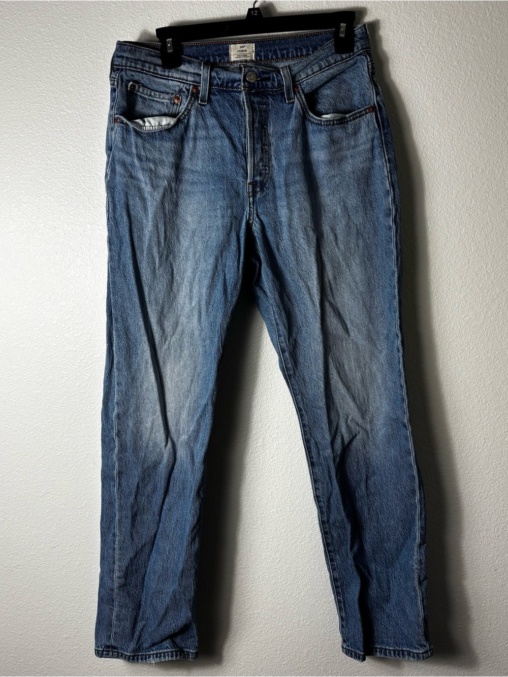 Levi’s 501 Curve Straight Leg Jeans Women’s W30 L30 Medium Wash